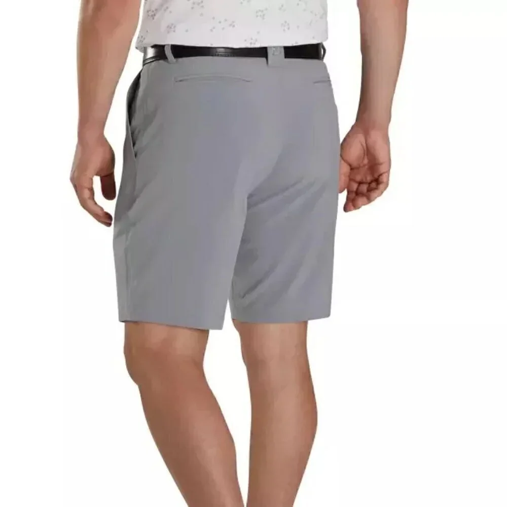 Footjoy Golf Shorts Men's 36 Gray FJ Athletic Stretch Performance Flat Front